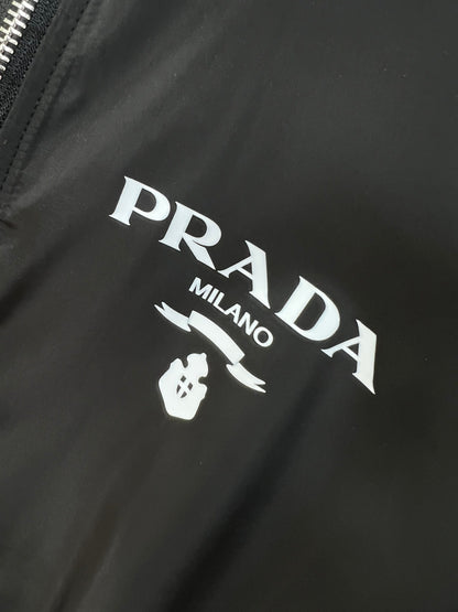 Prada Windbreaker Jacket "Black"