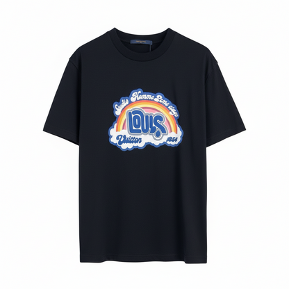 Louis Vuitton Rainbow Print T-Shirt "Black"