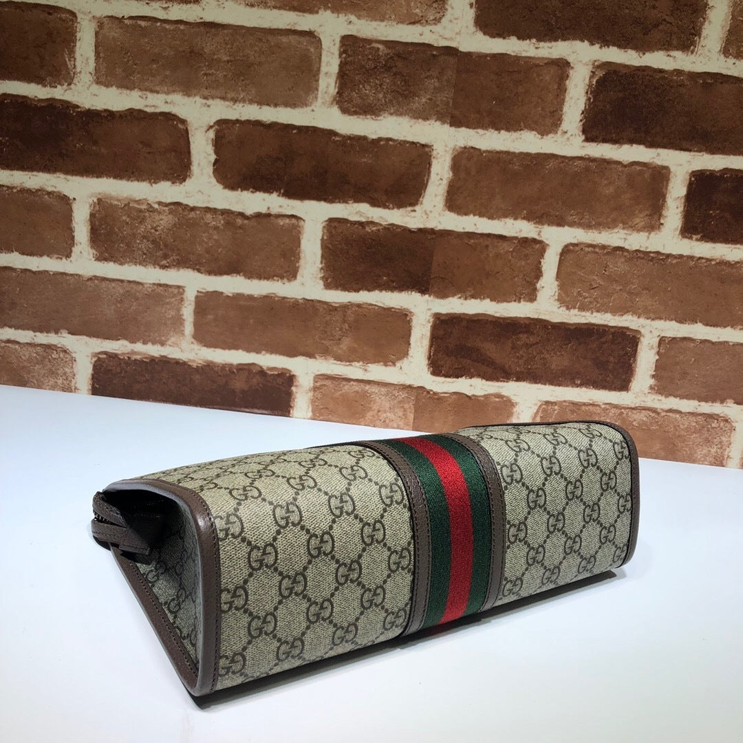 Gucci Ophidia GG Pouch in Supreme Canvas
