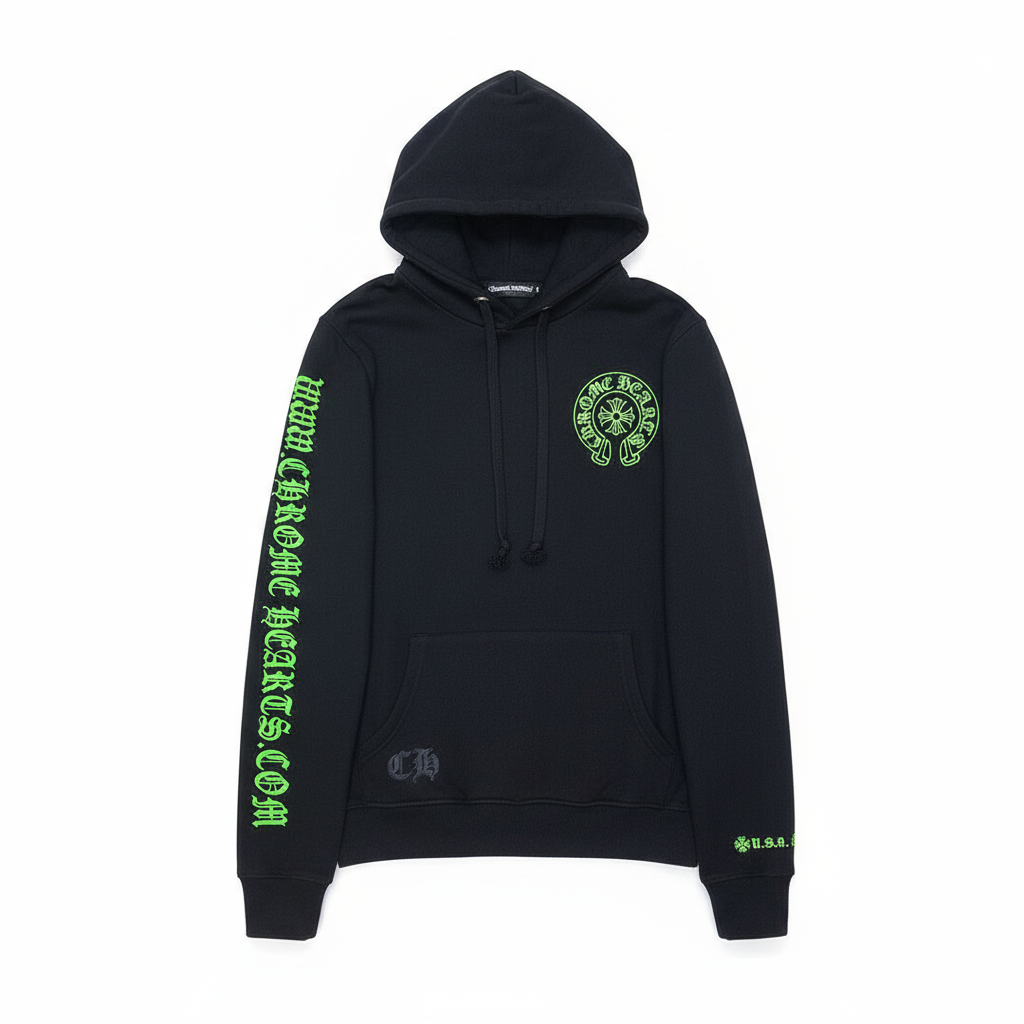 Chrome Hearts Hoodie "Black-Green"