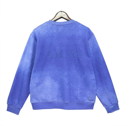 Amiri MA Bar Logo Sweatshirt "Washed Blue"