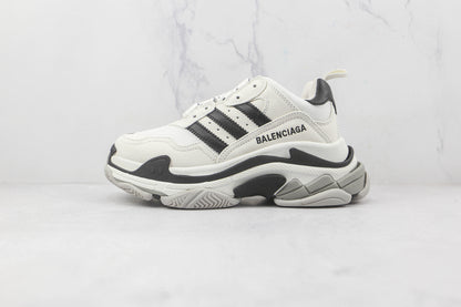 Balenciaga x Adidas Triple S "White-Black"