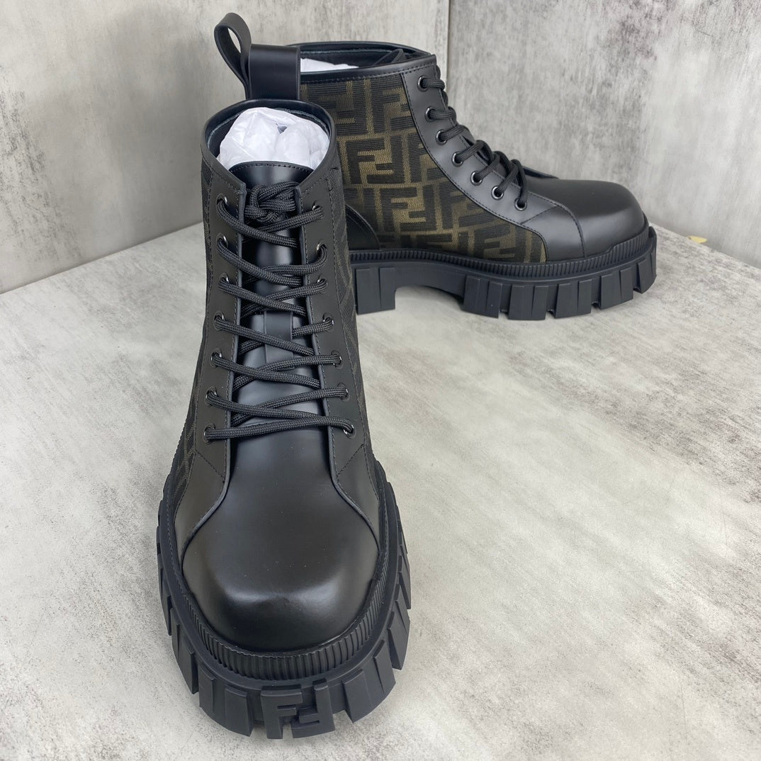 Fendi Force Chelsea "Black Monogram"