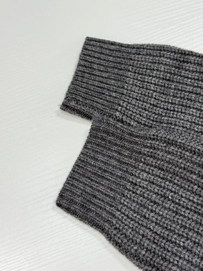 Chrome Hearts Large Cross Cashmere Knit "Grey"