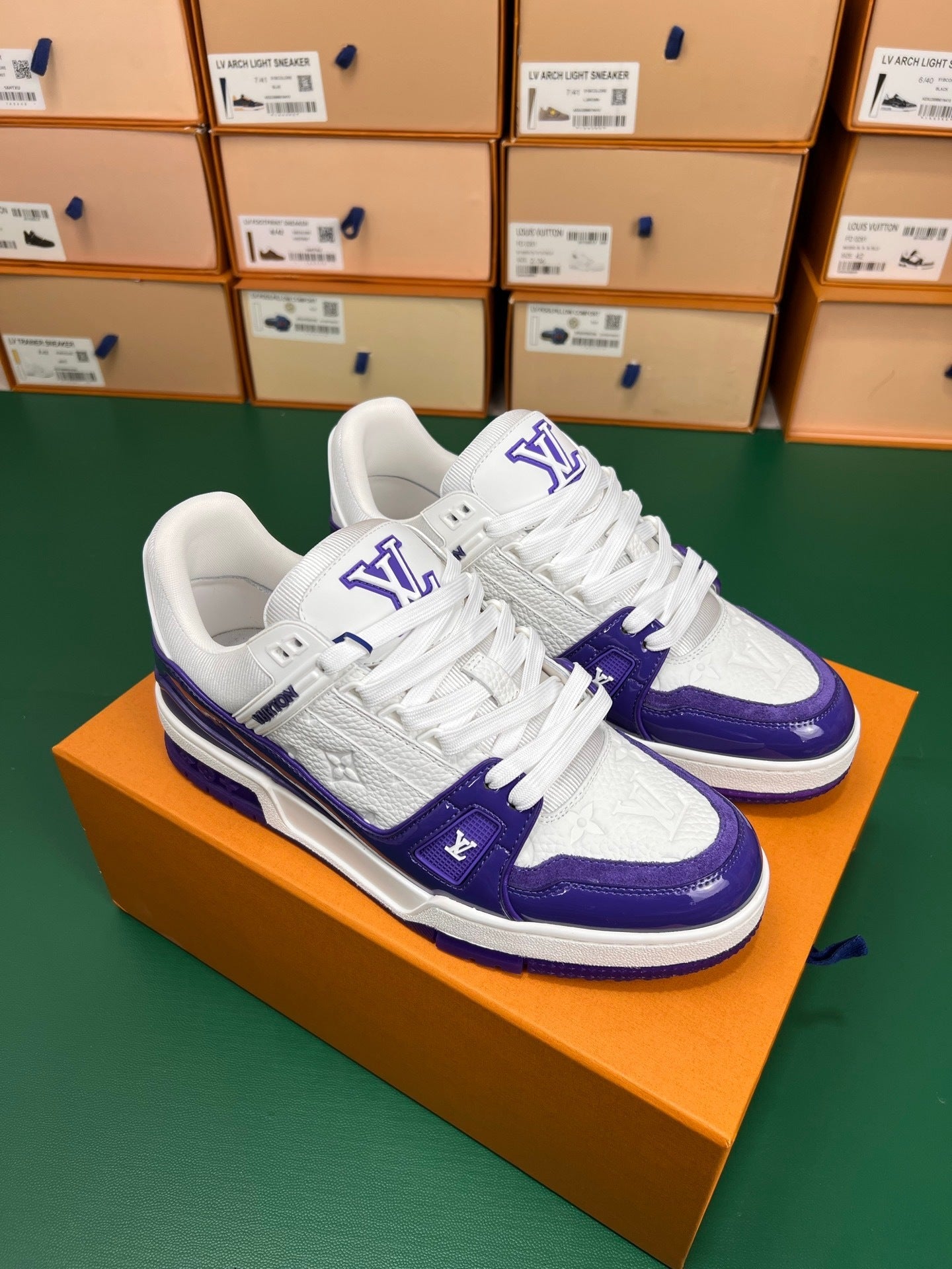 Louis Vuitton LV Trainers "Purple-White"