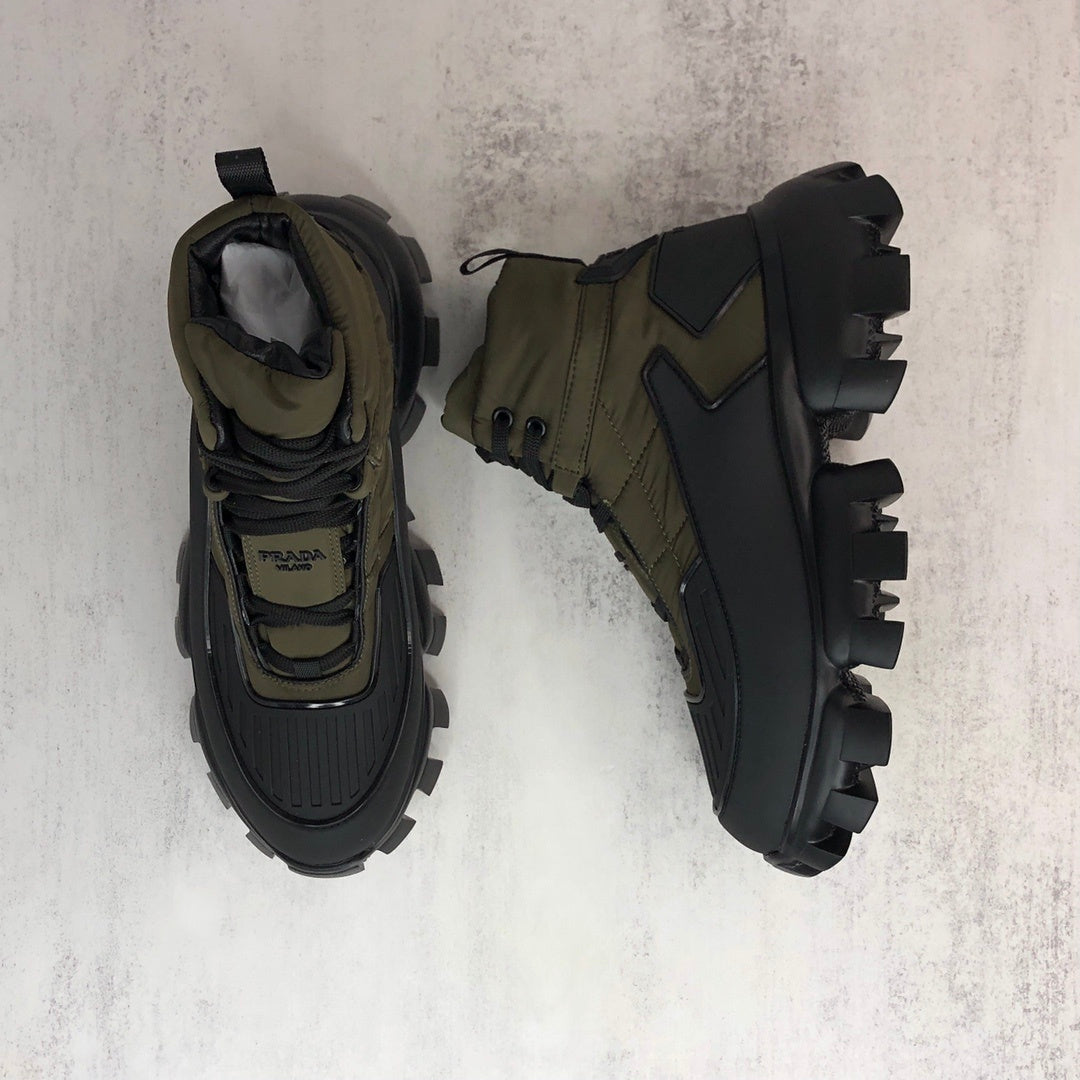 Prada Cloudbust Thunder High "Army Green-Black"
