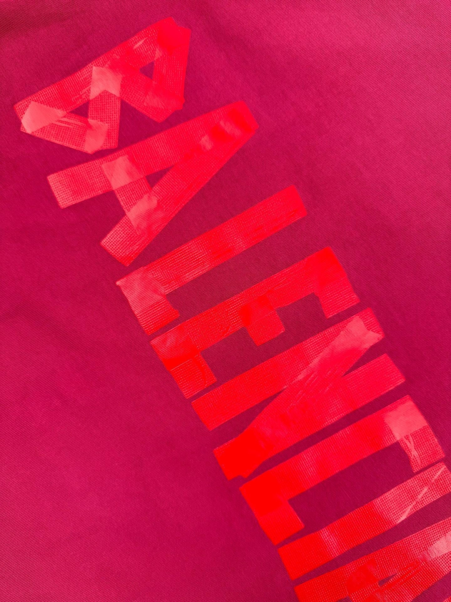 Balenciaga Tape Type T-Shirt "Pink"