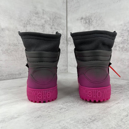 Off-White Off-Court High "Black-Fuschia"