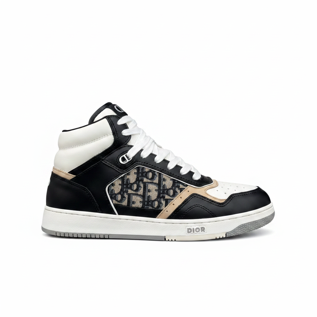 Dior B27 High-Top "Black-White-Beige"