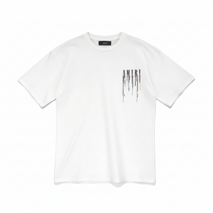 Amiri Paint Drip Core Logo T-Shirt "White"