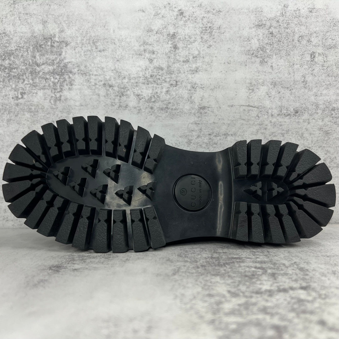 Gucci Lug Horsebit Platform Loafer