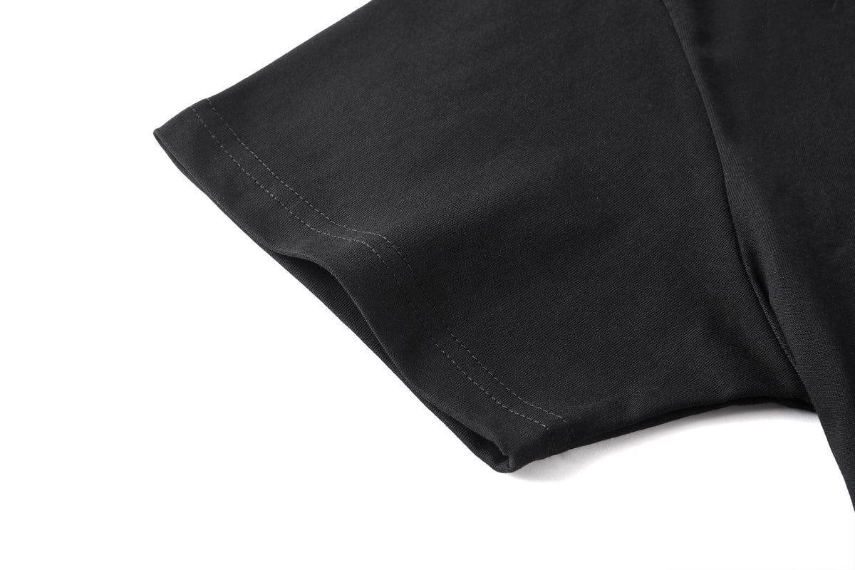 Givenchy T-shirt in Cotton with Givenchy Stamp Print "Black"