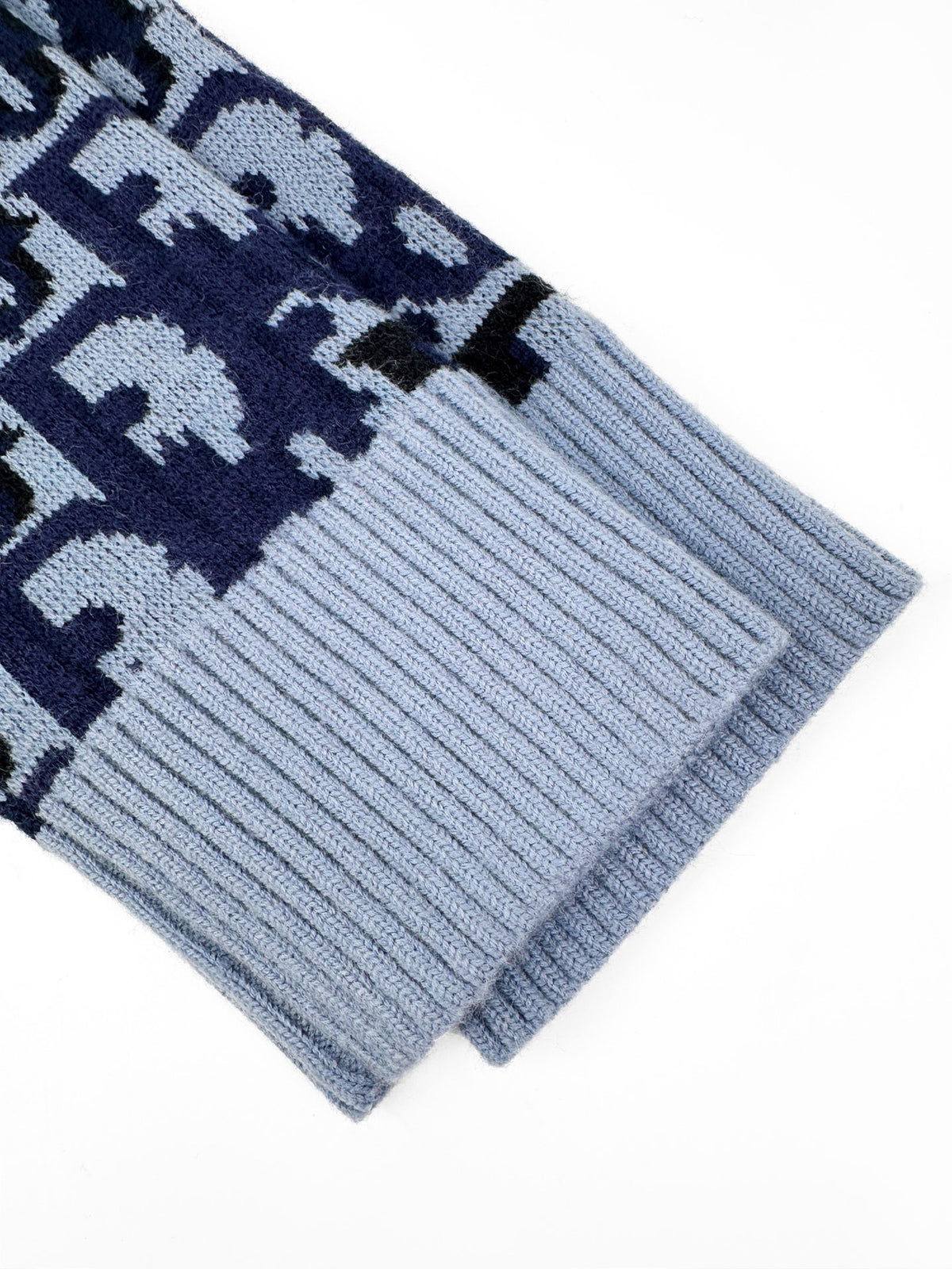Dior Oblique Sweater "Blue Wool Jacquard"