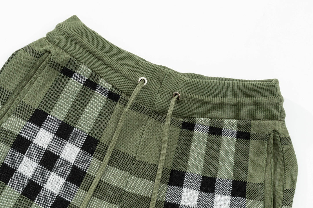 Burberry Checked Silk and Wool-Blend "Green"