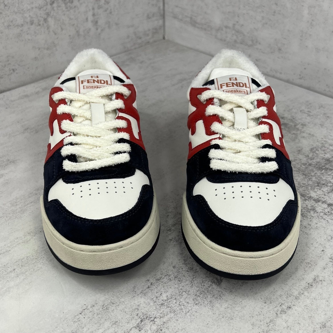 Fendi Match "White-Black-Red"