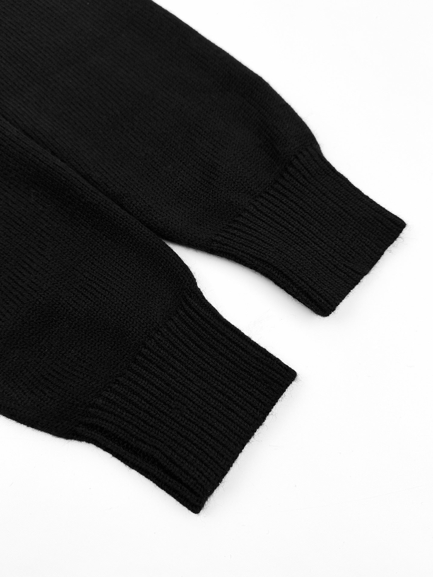 Dior Ribbon Sweater "Black Wool Jersey"
