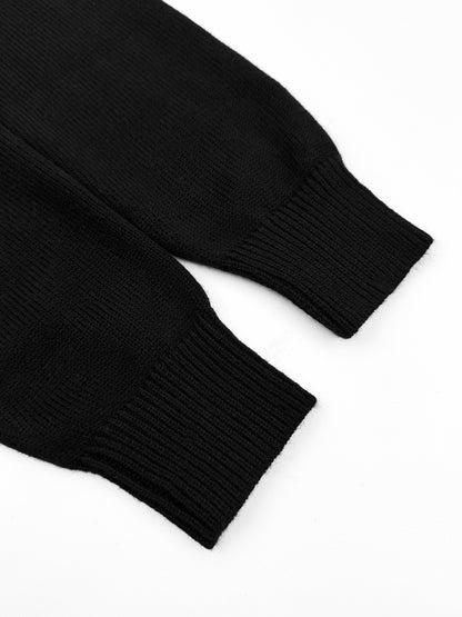 Dior Ribbon Sweater "Black Wool Jersey"