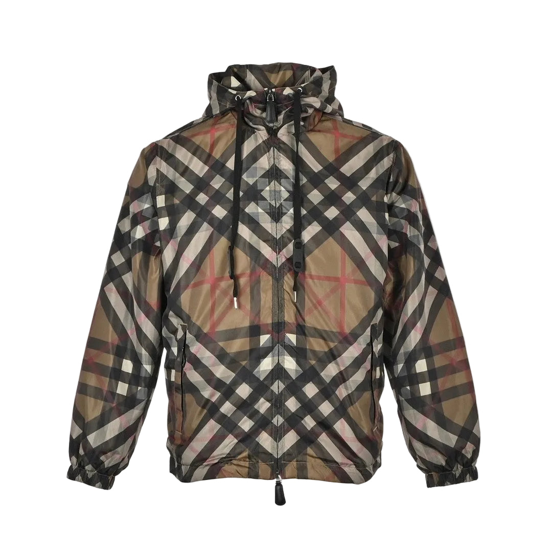 Burberry Drawstring Windbreaker Jacket "Beige"