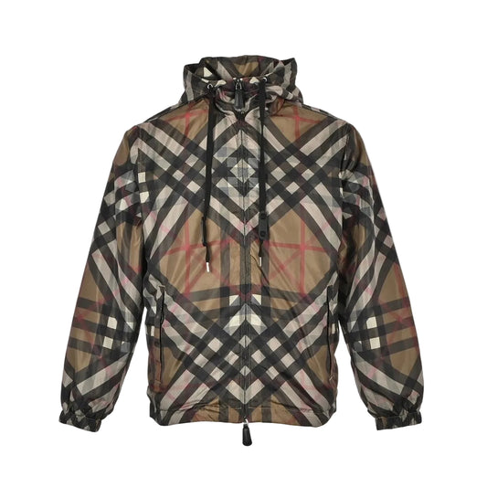 Burberry Drawstring Windbreaker Jacket "Beige"