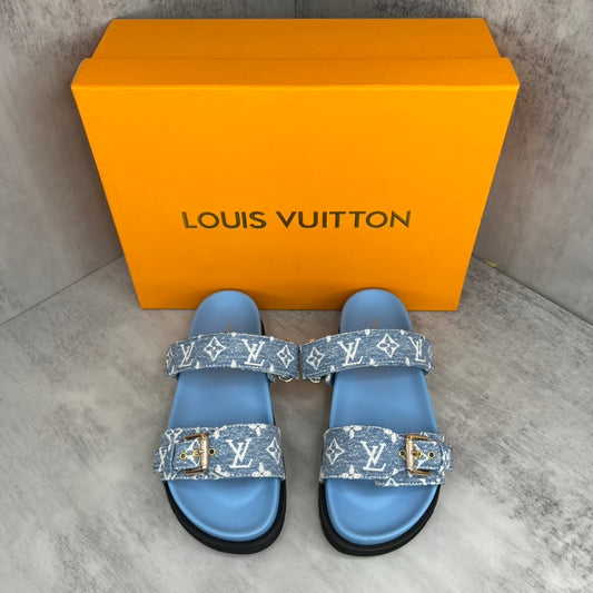 Louis Vuitton Sandals "Blue-Black"