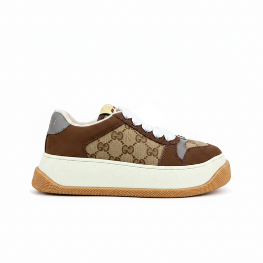 Gucci Screener Double "Beige-Brown Monogram"