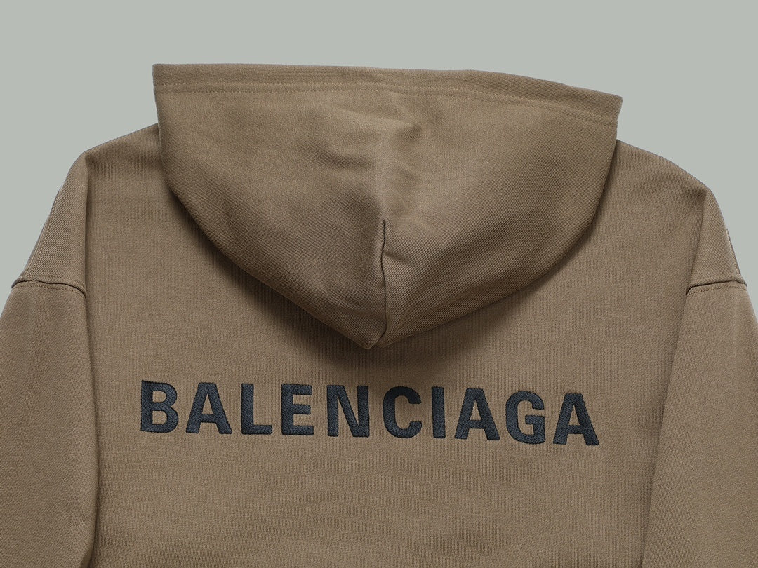 Balenciaga Hoodie "Brown-Black"