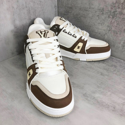 Louis Vuitton Trainers "Mocha-White"