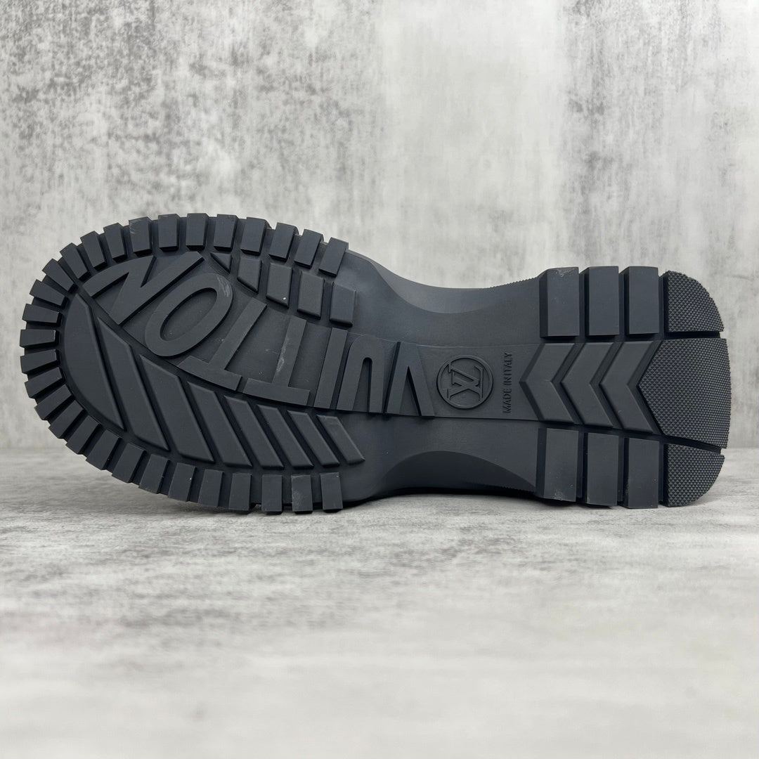 Louis Vuitton Ruby Flat Ranger Boots "Black"