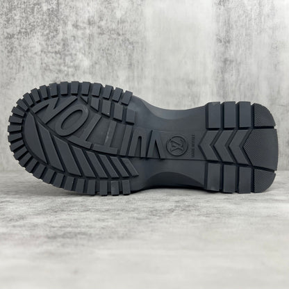 Louis Vuitton Ruby Flat Ranger Boots "Black"