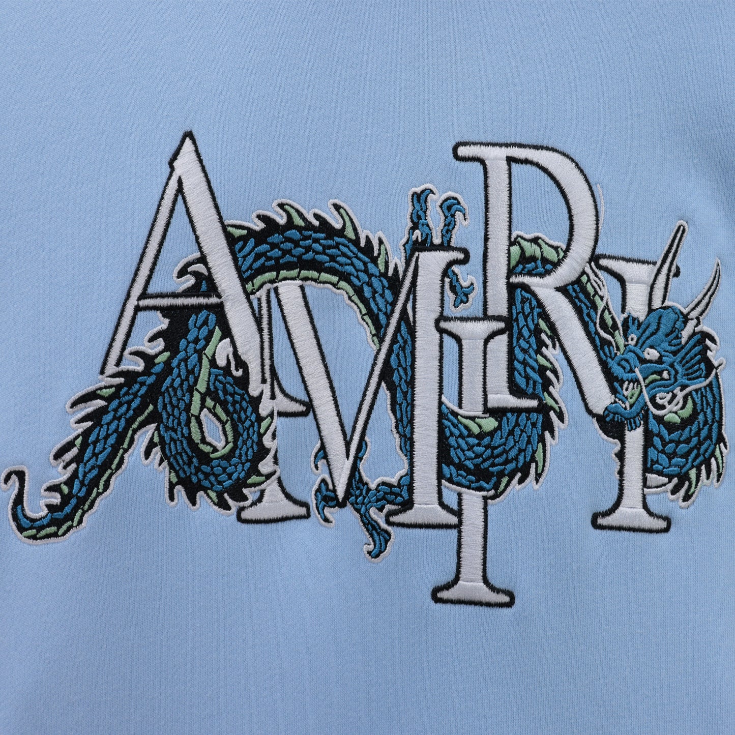 Amiri CNY Dragon Hoodie "Baby Blue"