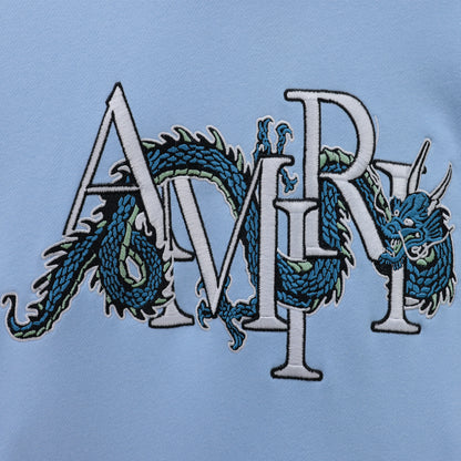 Amiri CNY Dragon Hoodie "Baby Blue"