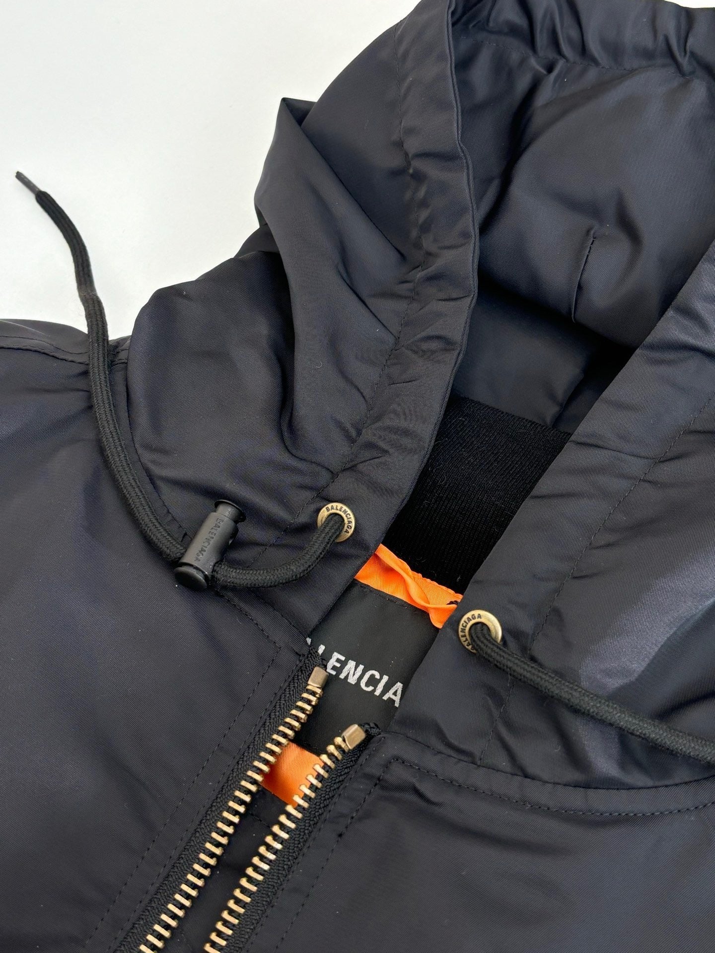 Balenciaga Tape Type Light Hooded Bomber "Black"
