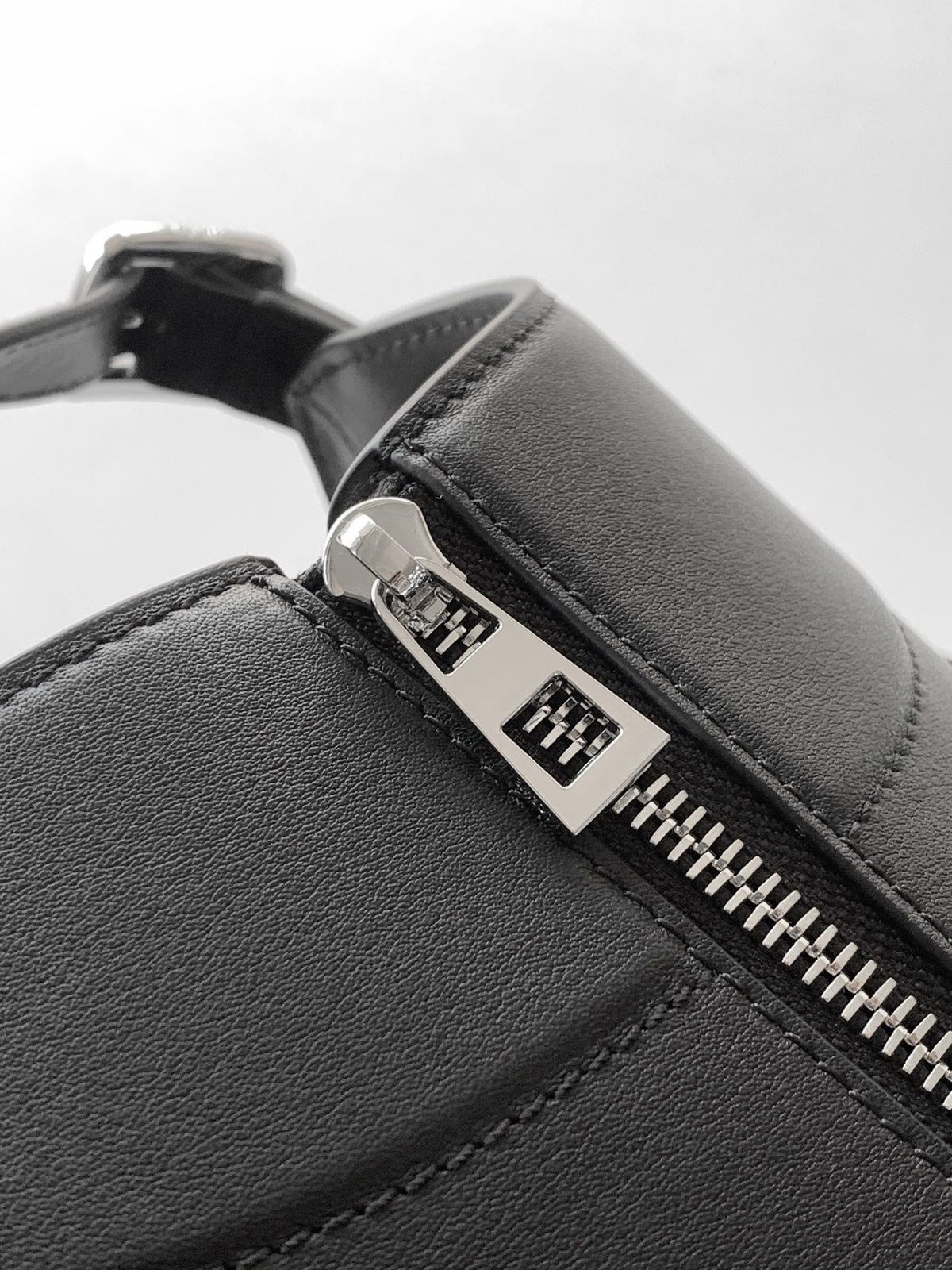 Loewe Hammock Flip Bag in Classic Calfskin "Black"
