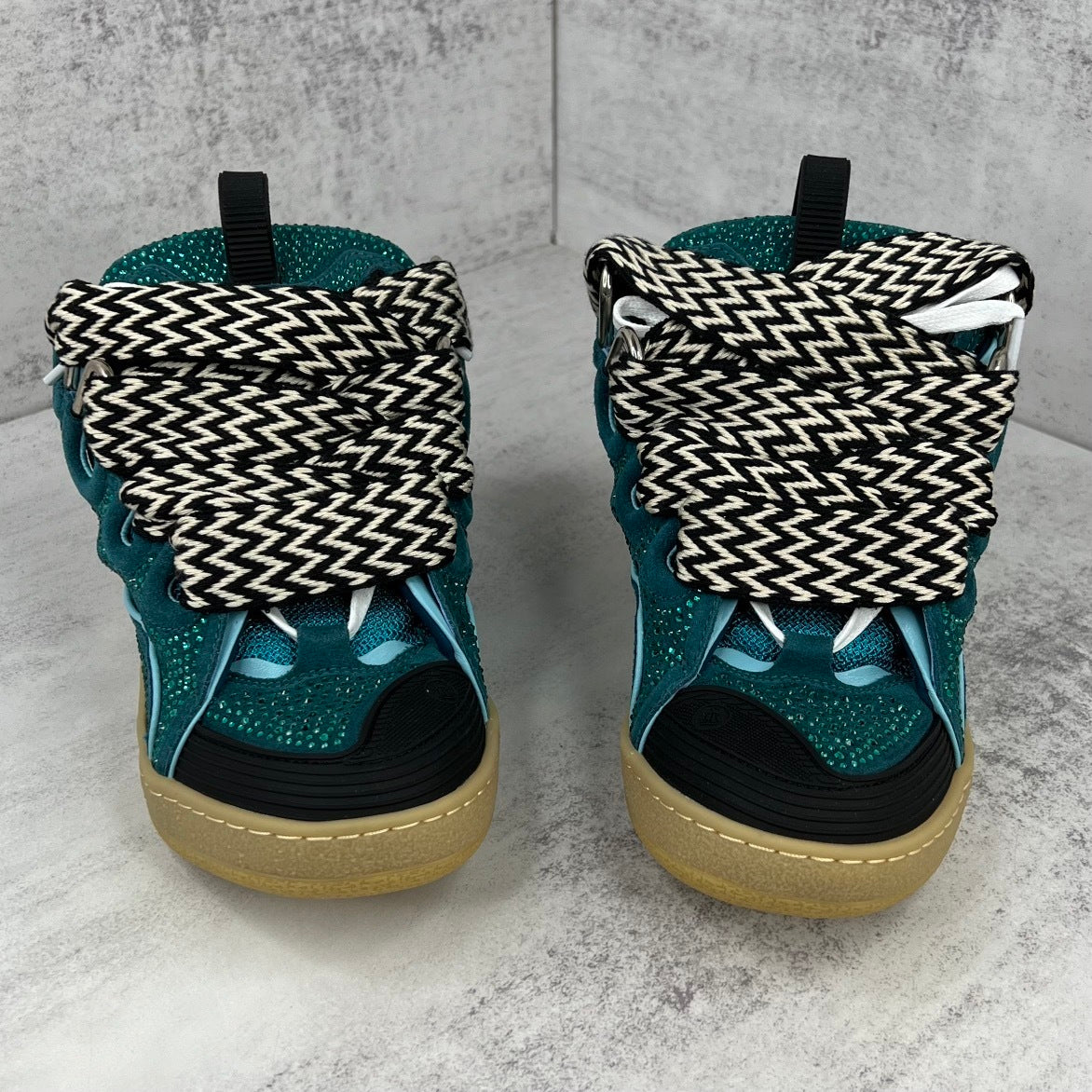 Lanvin Curb "Blue" Crystal