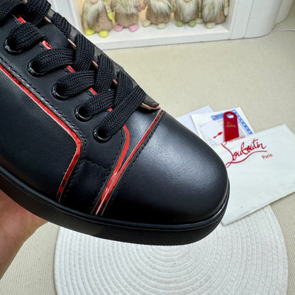 Christian Louboutin Fun Louis Junior "Black-Red"
