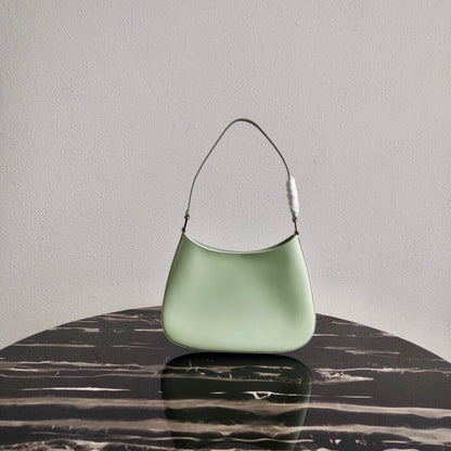 Prada Cleo Brushed Leather Shoulder Bag