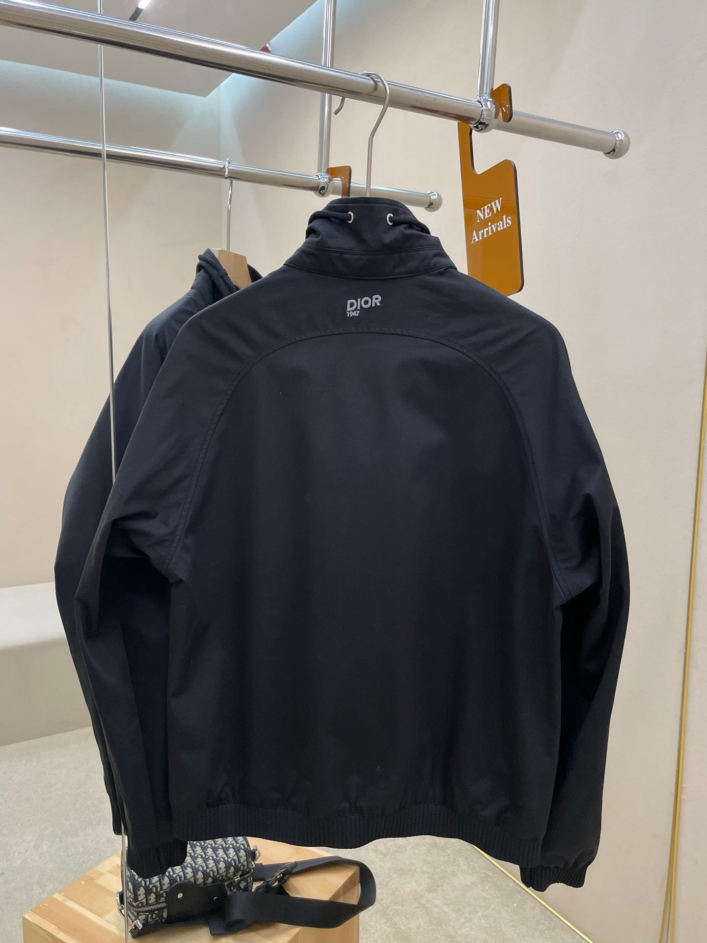 Dior Mountain Pullover Overshirt "Black Blended Cotton Twill"