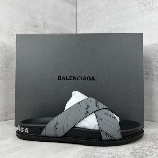 Balenciaga Slides "Black-Grey"