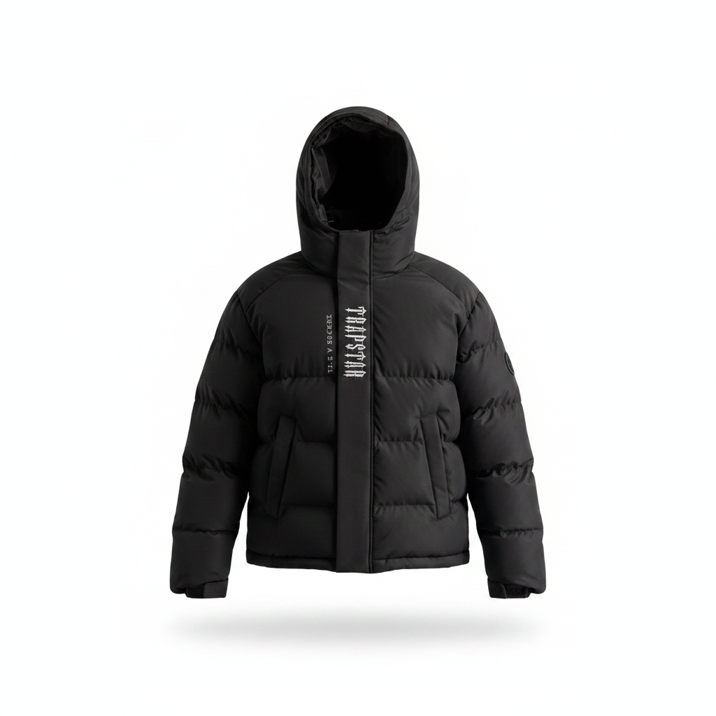 Trapstar Decoded Down Jacket "Black"