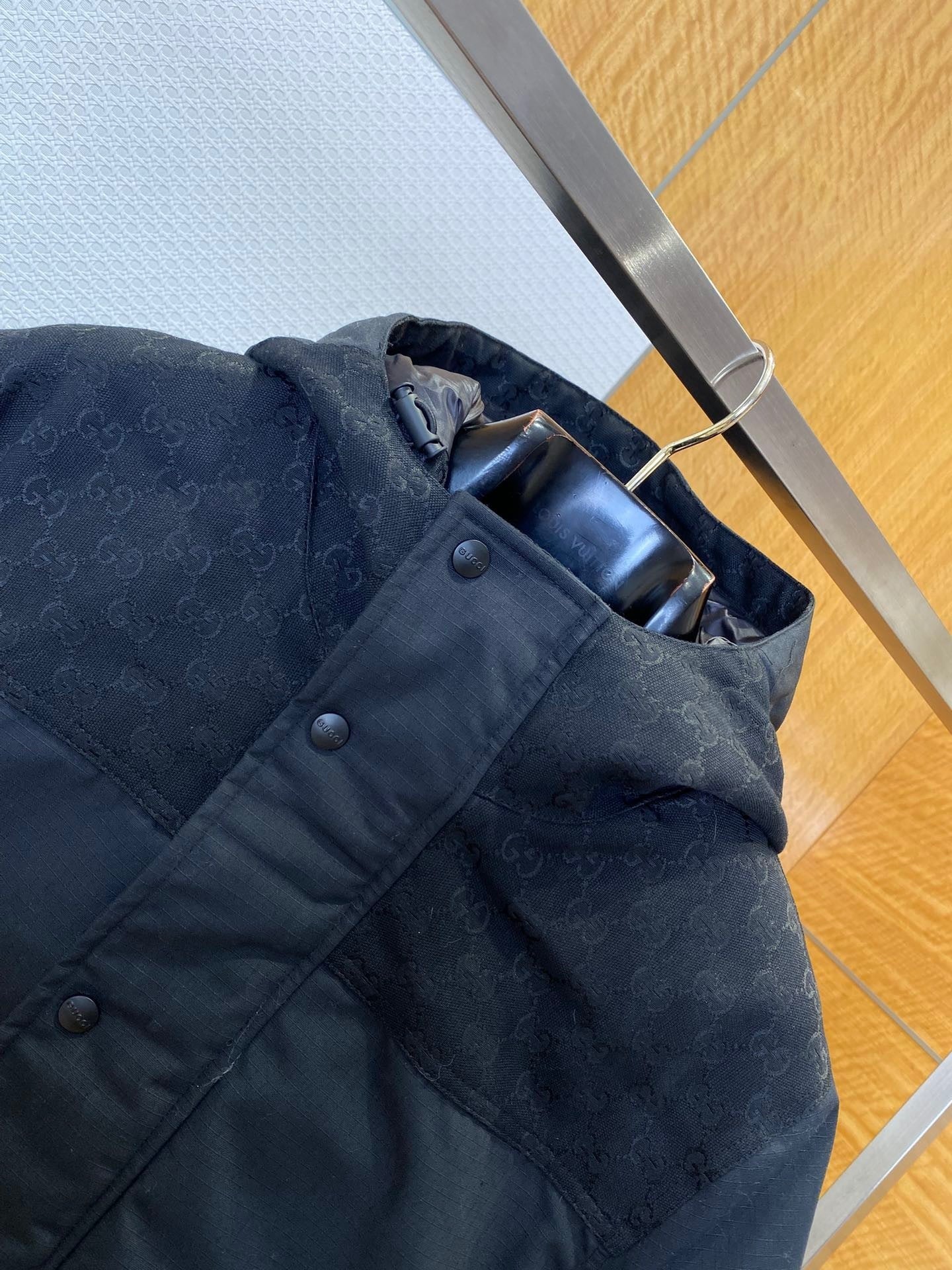 Gucci Cotton Ripstop Padded Jacket "Black"