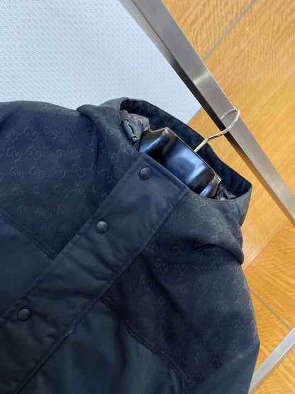 Gucci Cotton Ripstop Padded Jacket "Black"