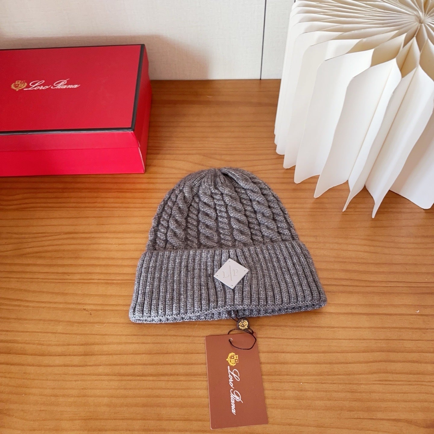 Loro Piana Wool Beanie "Grey"