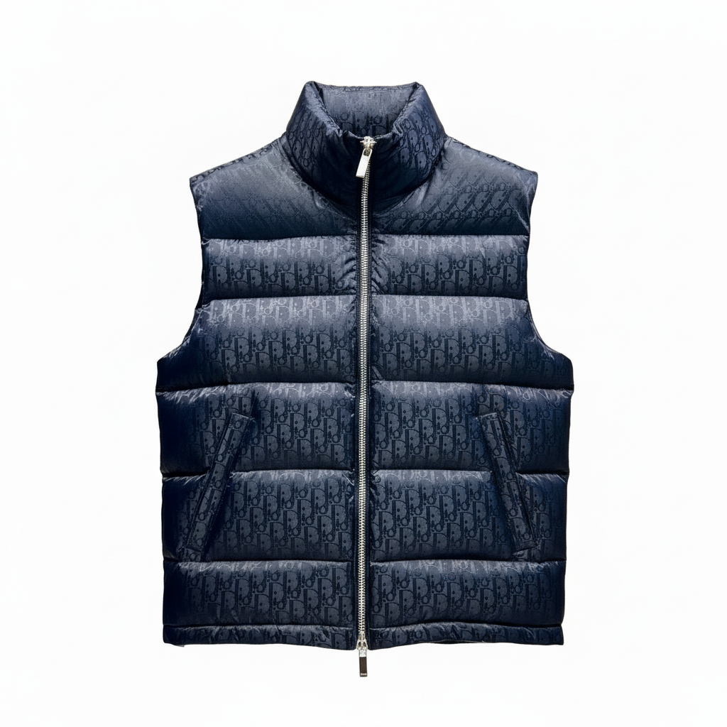 Dior Oblique Down Vest "Navy Blue"