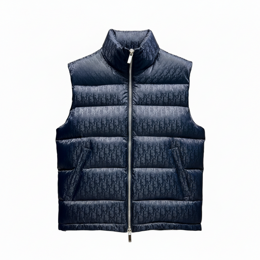 Dior Oblique Down Vest "Navy Blue"