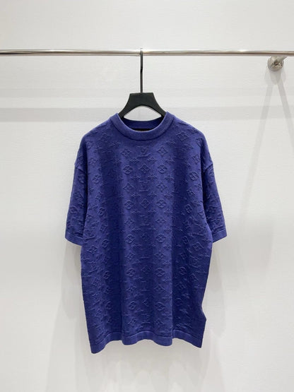 Louis Vuitton Monogram Short-Sleeved Crewneck "Blue"