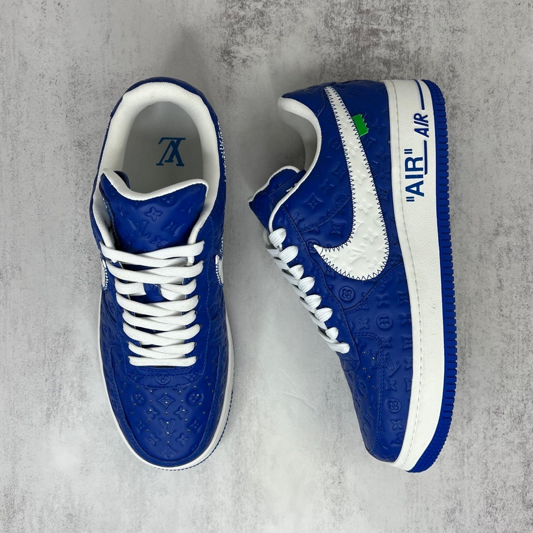 Louis Vuitton x Nike Air Force 1 "Blue"