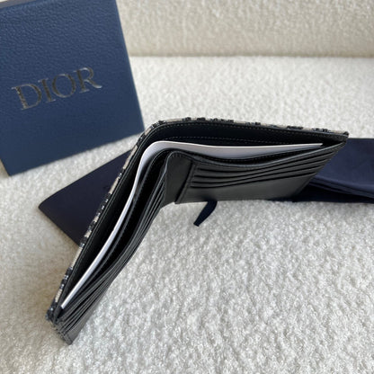 Dior Oblique Jacquard Bifold Wallet