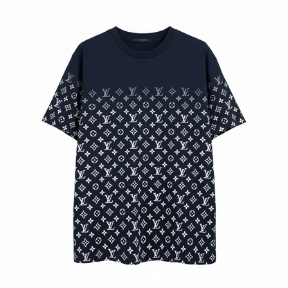 Louis Vuitton Gradient Monogram T-Shirt "Navy Blue-White"