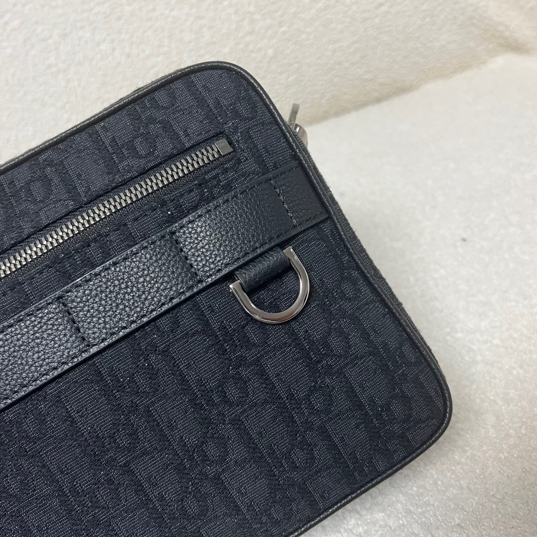 Dior Oblique Jacquard Safari Bag with Strap
