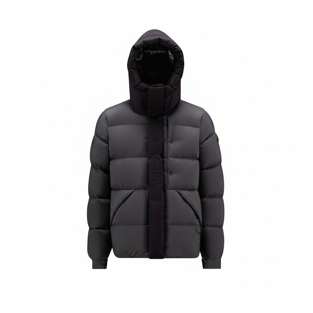 Monlcer Madeira Hooded Down Jacket "Grey-Black"